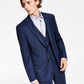 Calvin Klein Men's X Fit Slim Fit Stretch Suit Jackets Blue Size 36