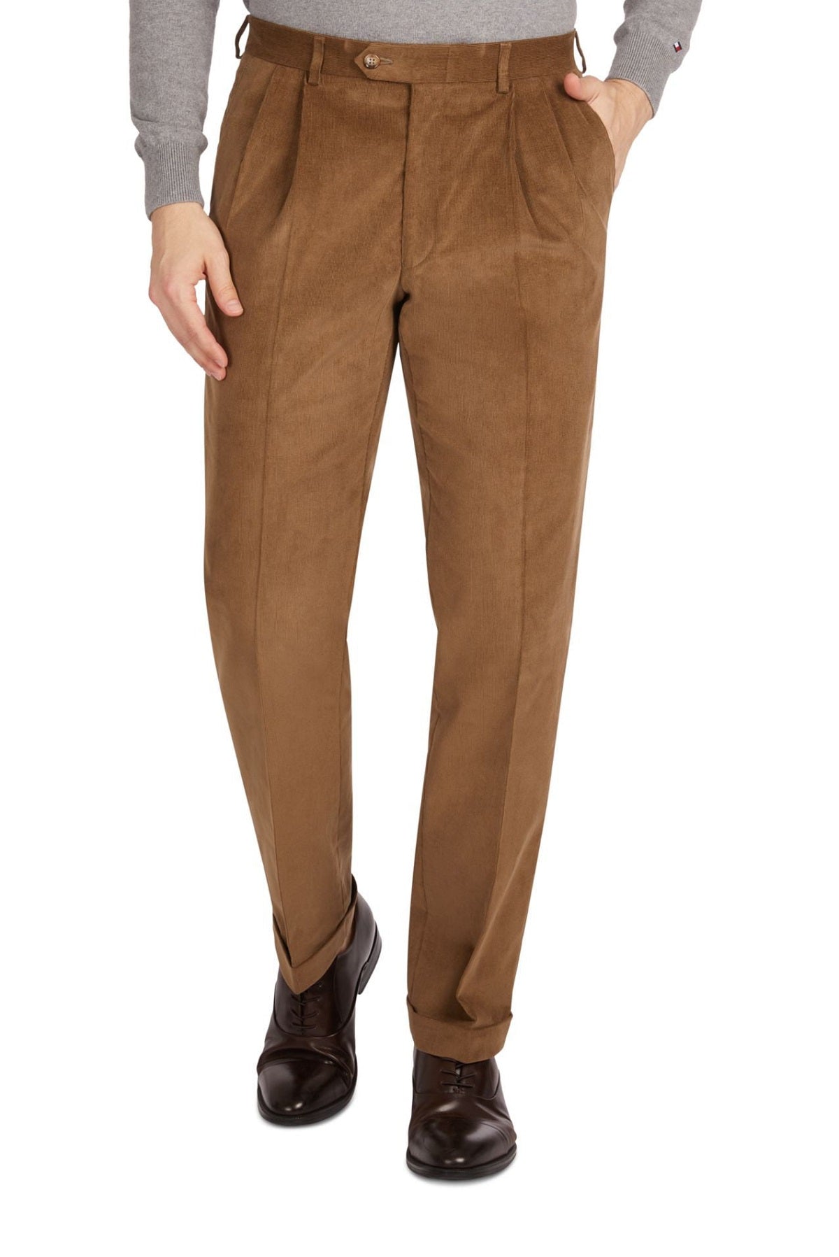 Ralph Lauren Men's Classic Fit Stretch Pants Brown Size 46X34
