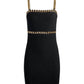 Alice + Olivia - Kelly Chain-trim Tweed Mini Dress