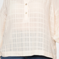 Black Tape Women's Cotton Printed Henley Pink Top Size 2X