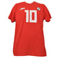 Egypt 10 Mohamed M. Salah Player 10 Red Tshirt Tee Soccer Futbol Mens Adult