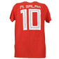Egypt 10 Mohamed M. Salah Player 10 Red Tshirt Tee Soccer Futbol Mens Adult