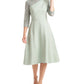 JS Collections Rory Fit & Flare Midi Dress Green Size 18
