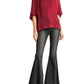 Umgee - Washed Satin Balloon Sleeve Top