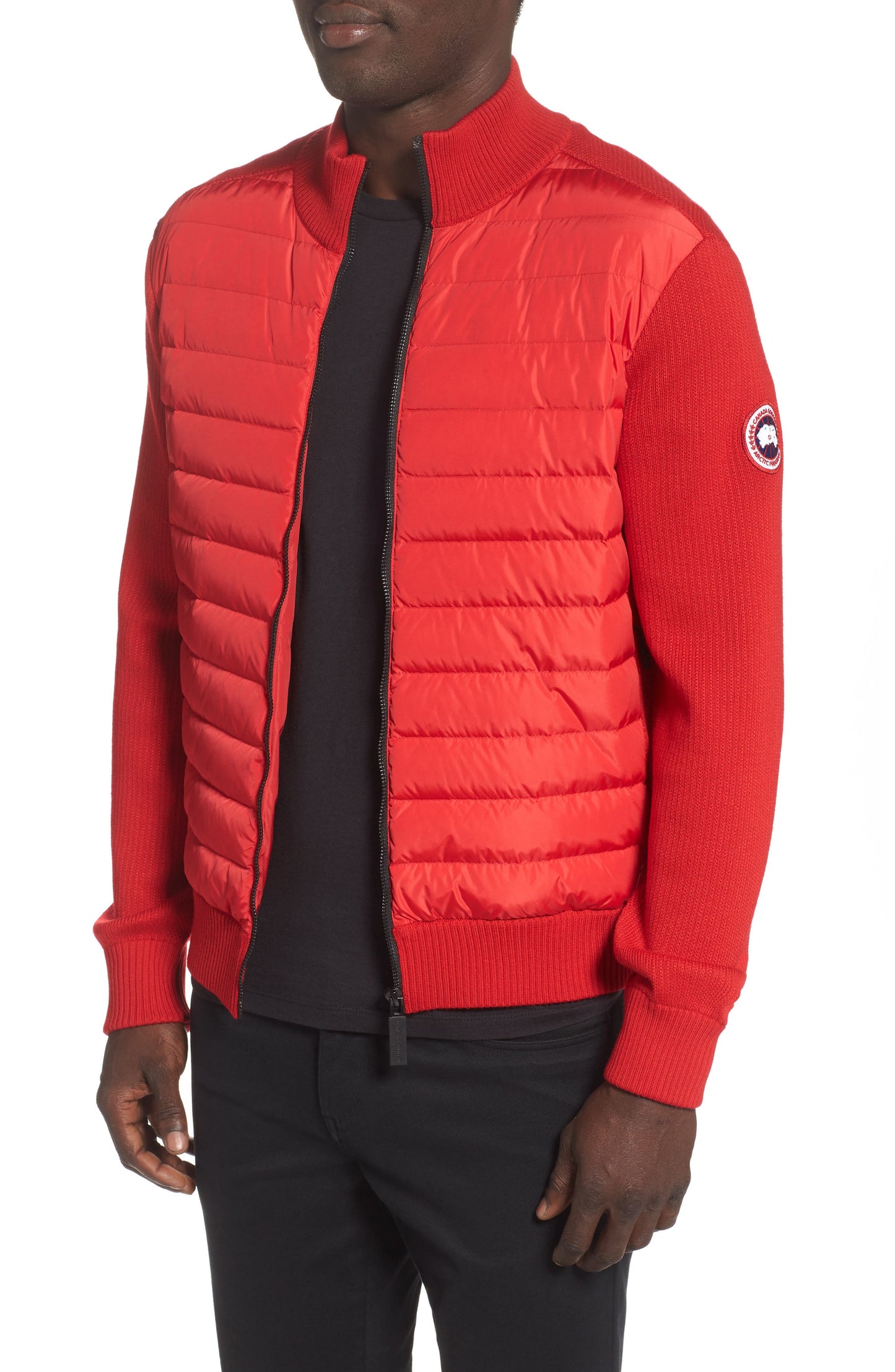 Canada Goose Men's Hybridge 675 Fill Power Down Jacket Red Size Large