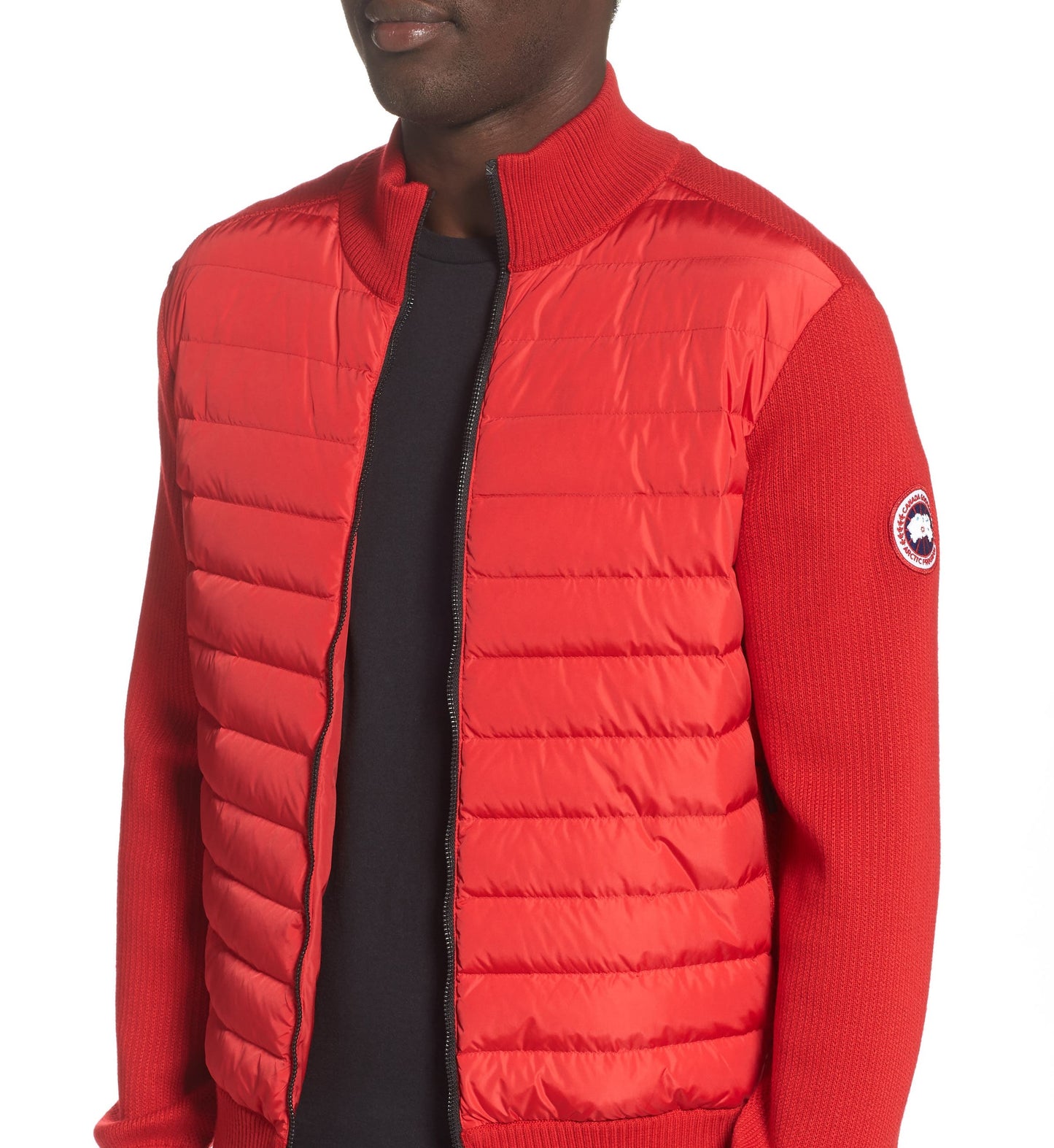 Canada Goose Men's Hybridge 675 Fill Power Down Jacket Red Size Large