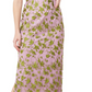 Js Collections Jemma Embroidered Cold Shoulder Column Gown In Amethyst/Chartreuse Size 2