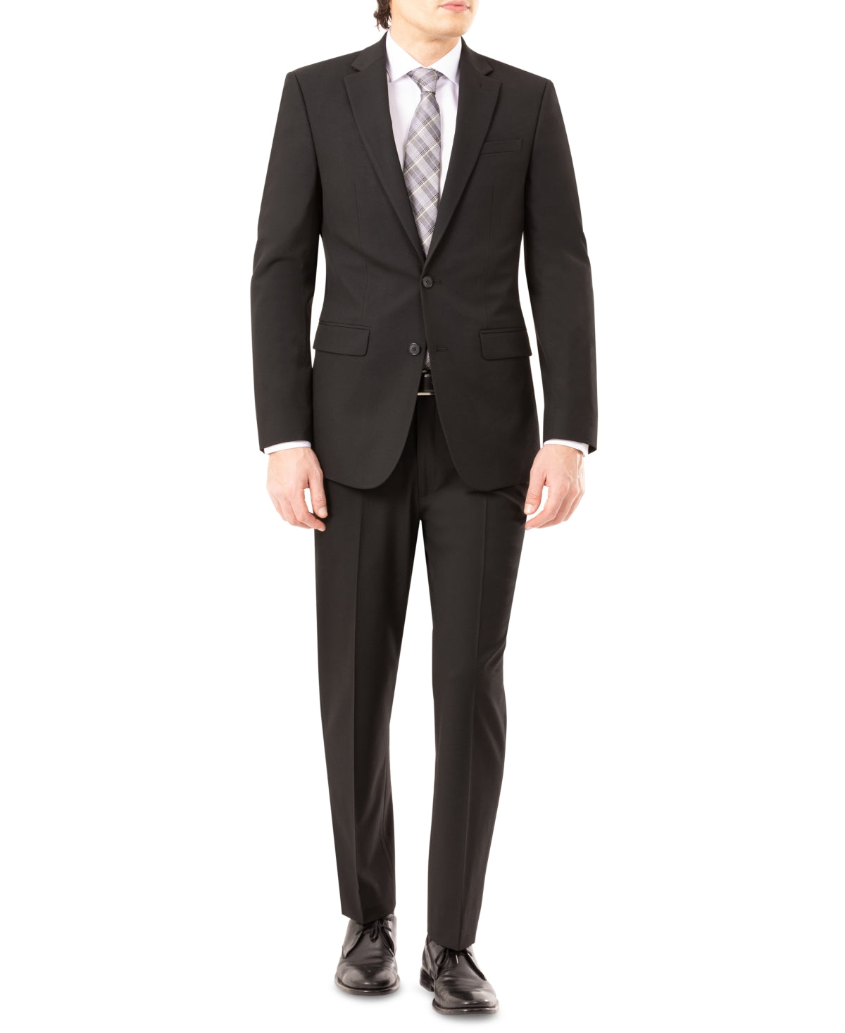 Izod Men's Classic Fit Suits Black Size 42