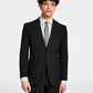 DKNY Men's Modern Fit Stretch Suit Jacket Black Size 38