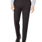 Calvin Klein Men's Jerome Wool Slim Fit Dress Pants Brown