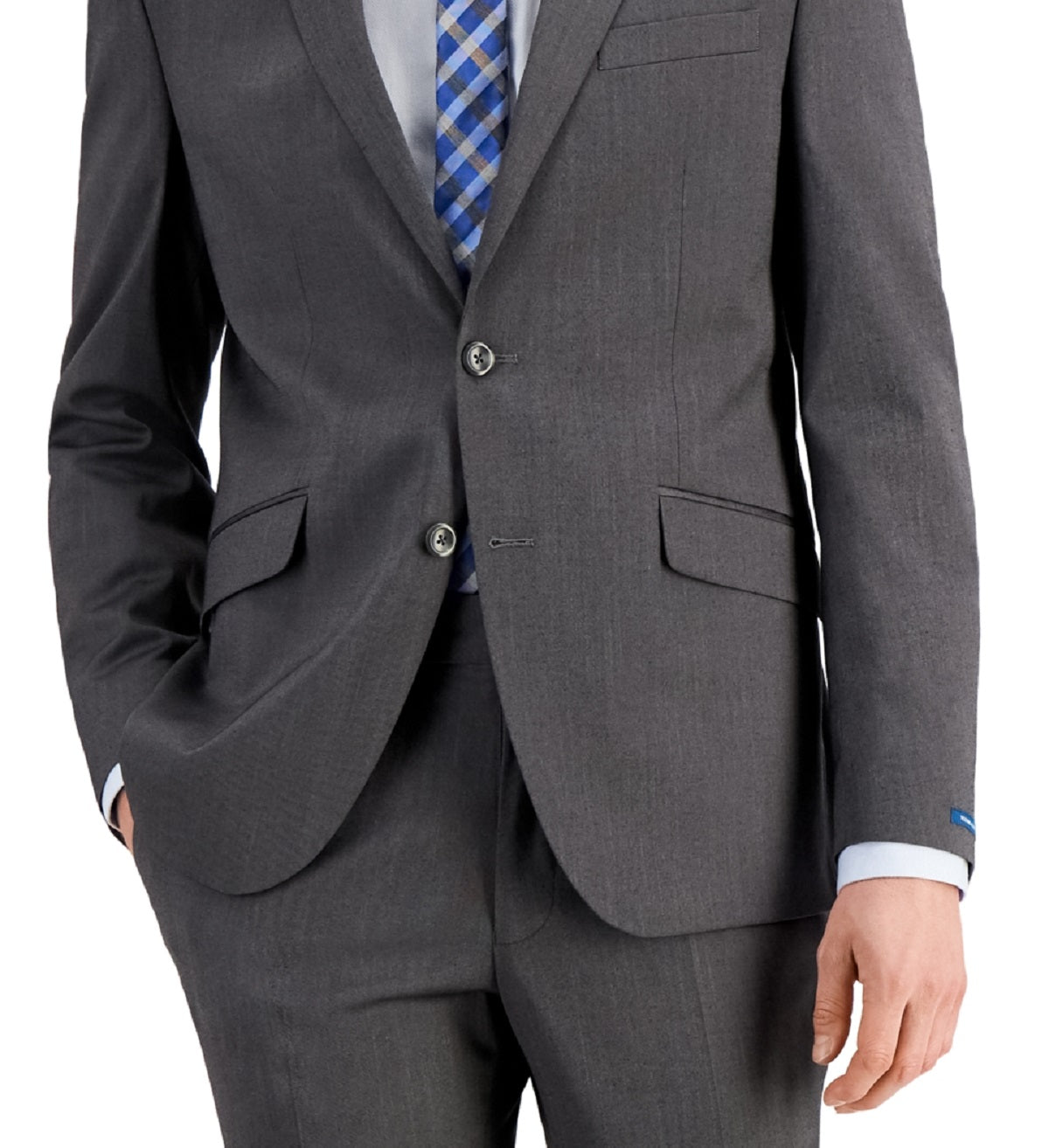 Kenneth Cole Reaction Men's Separate Slim Fit Suit Jacket Gray Size 42