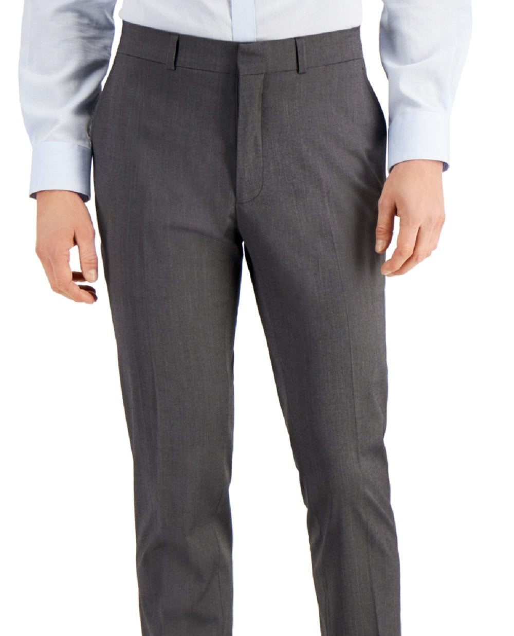 Kenneth Cole Reaction Men's Suit Separate Slim Fit Pants Gray Size 34X32
