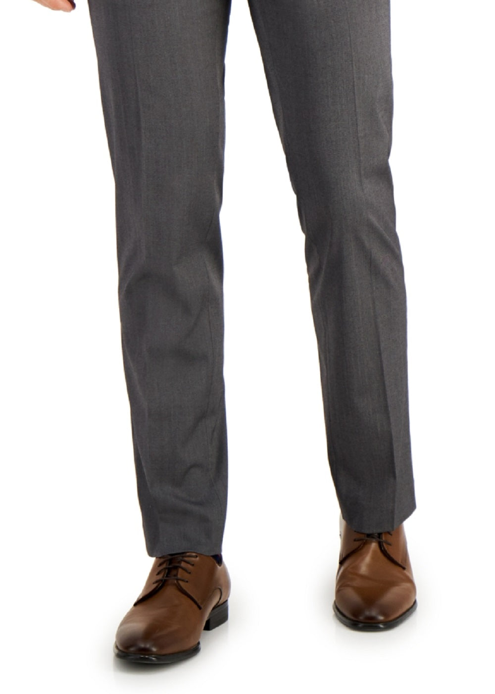 Kenneth Cole Reaction Men's Suit Separate Slim Fit Pants Gray Size 34X32