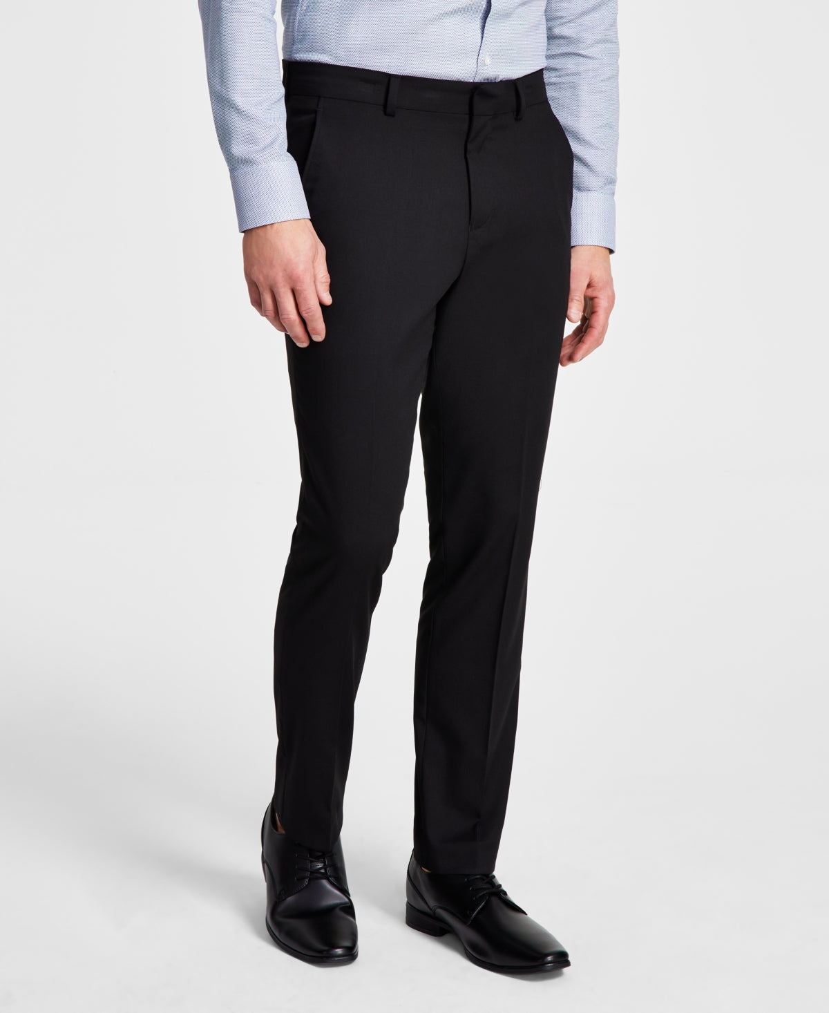Kenneth Cole Reaction Men's Suit Separate Slim Fit Pants Black Size 36X30