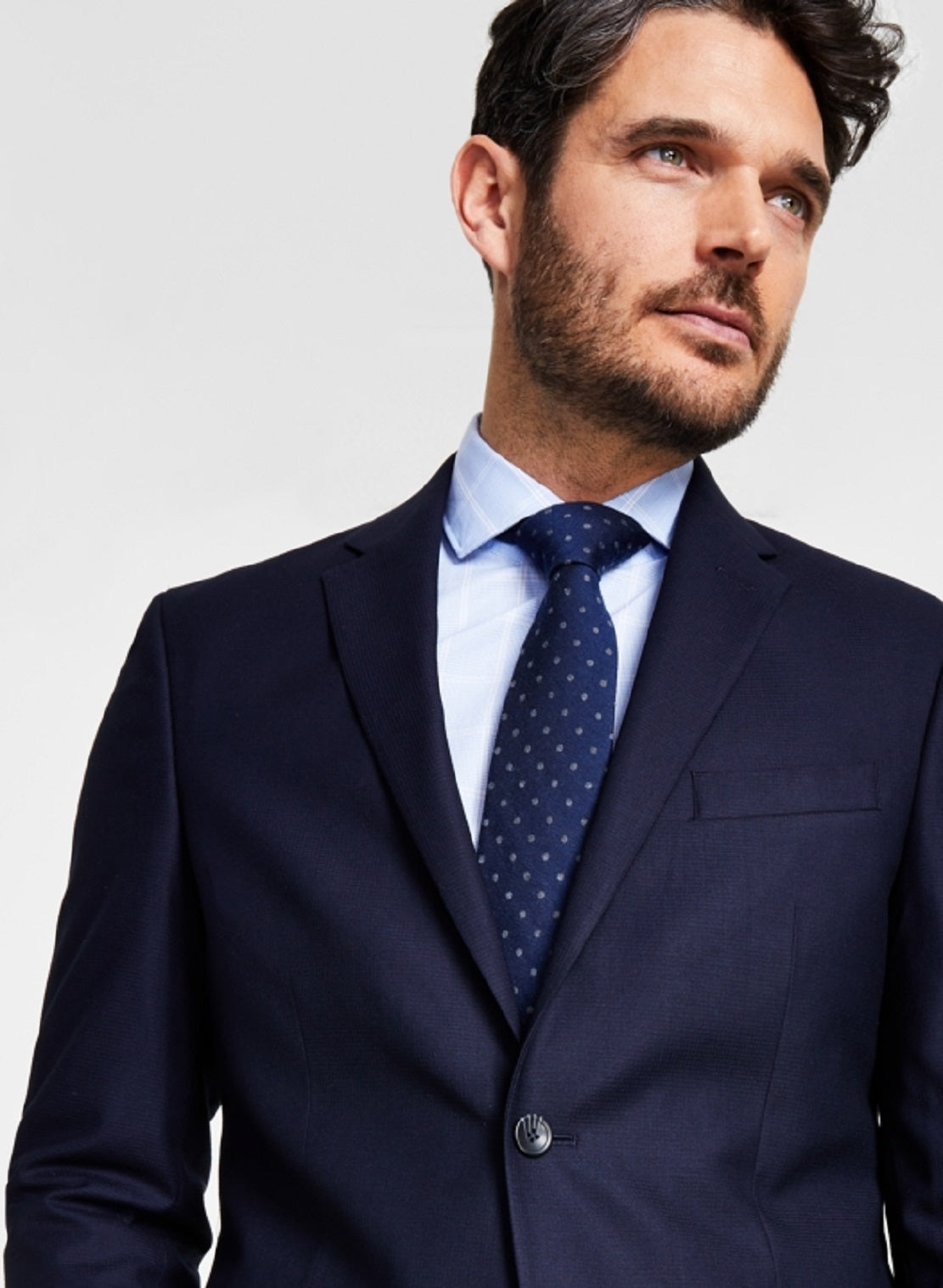Kenneth Cole Reaction Men's Separate Slim Fit Suit Jacket Blue Size 40