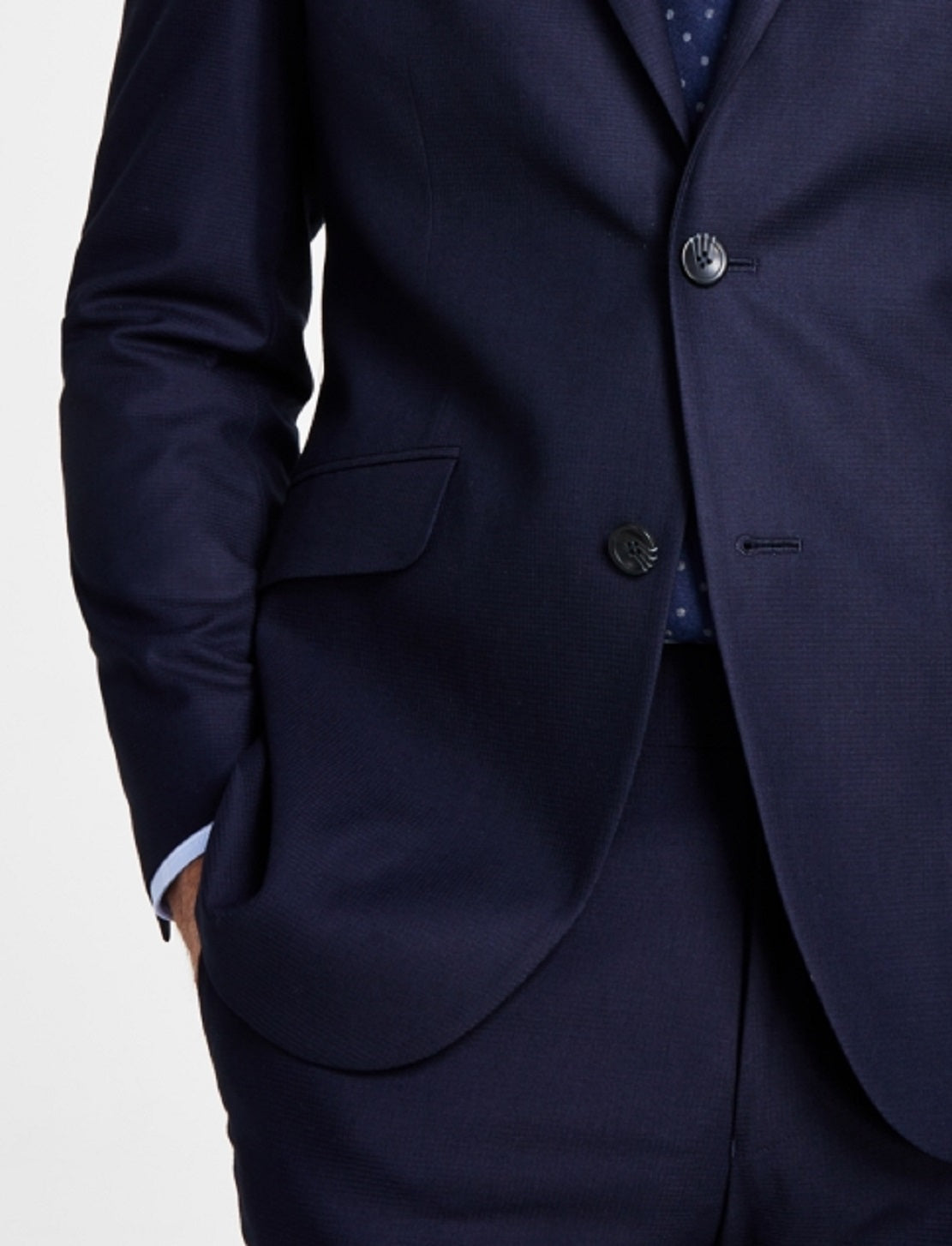 Kenneth Cole Reaction Men's Separate Slim Fit Suit Jacket Blue Size 40
