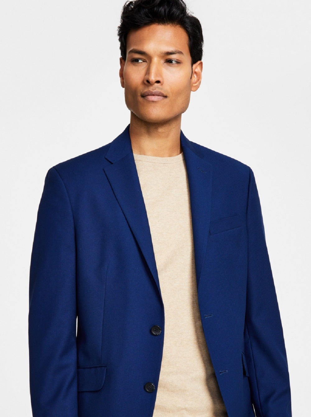 Kenneth Cole Reaction Men's Separate Slim Fit Suit Jacket Blue Size 42