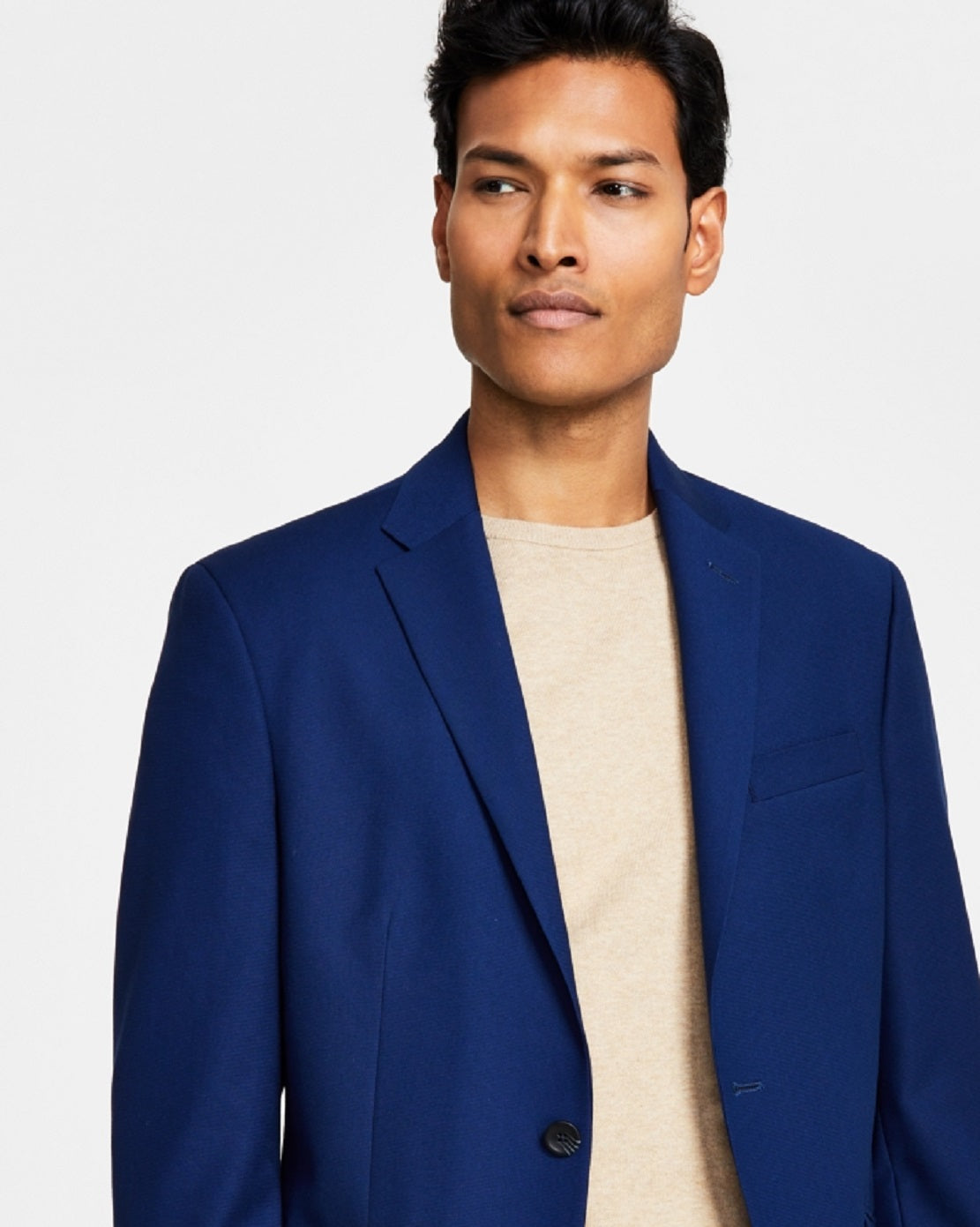 Kenneth Cole Reaction Men's Separate Slim Fit Suit Jacket Blue Size 46
