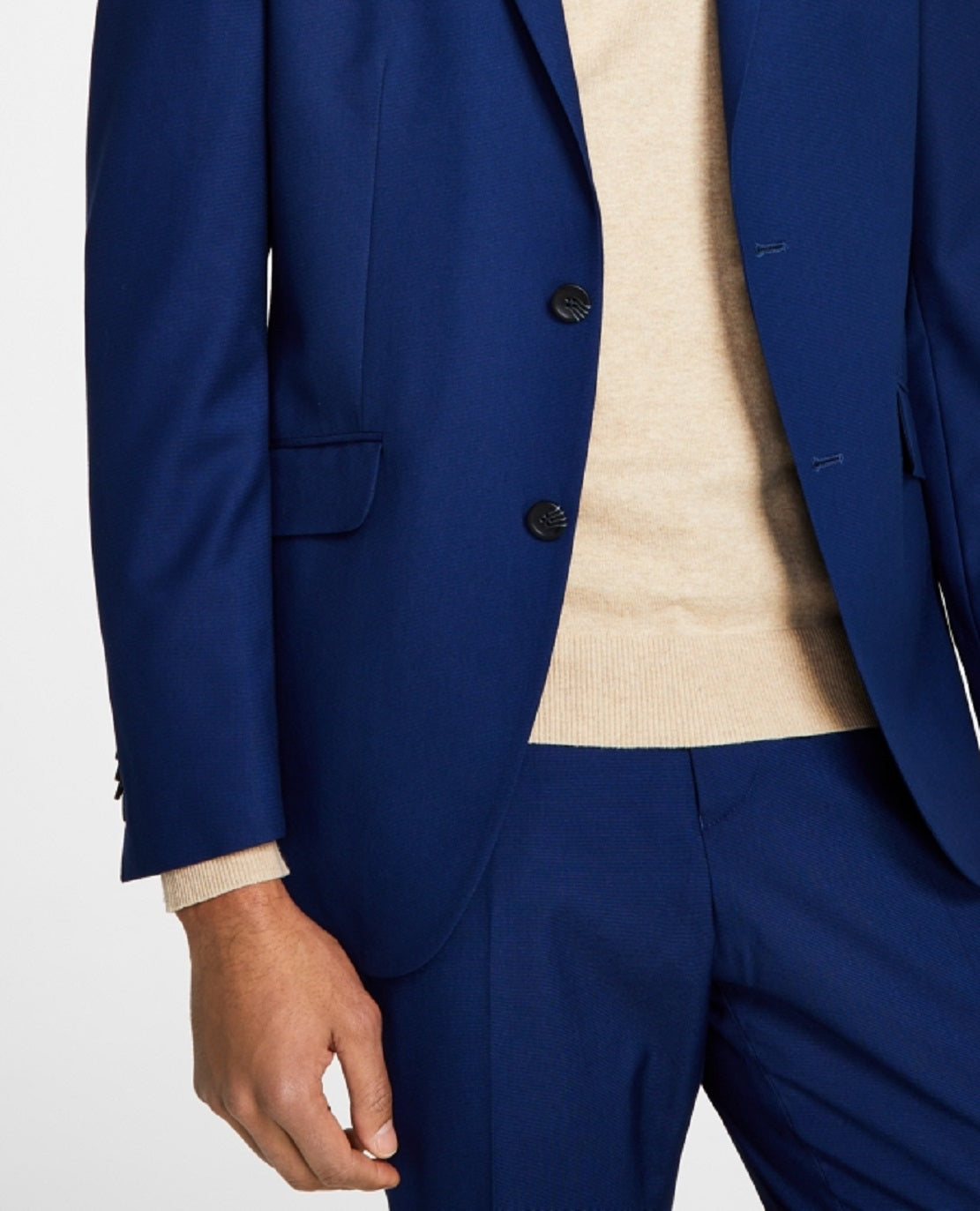 Kenneth Cole Reaction Men's Separate Slim Fit Suit Jacket Blue Size 46