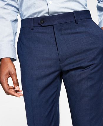 Tommy Hilfiger Men's Modern Fit Th Flex Stretch Wool Suit Separate Pants Blue Size 32X30