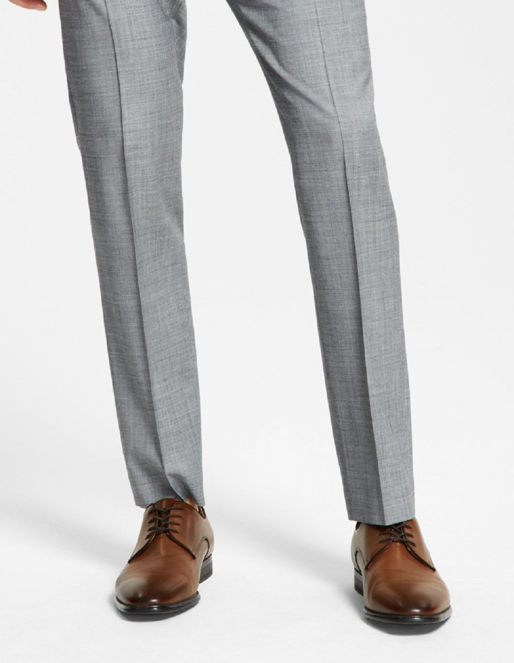 Tommy Hilfiger Men's Modern Fit Th Flex Stretch Wool Suit Separate Pants Gray Size 33X32