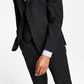 Tommy Hilfiger Men's Modern Fit Th Flex Stretch Solid Suit Jacket Black Size 42