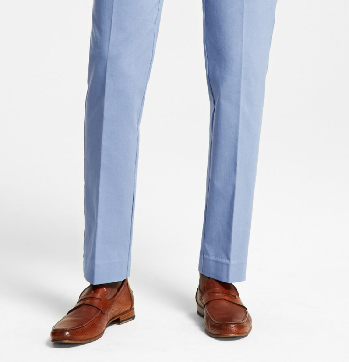 Tommy Hilfiger Men's Modern Fit Th Flex Stretch Comfort Solid Pants Blue Size 36X34
