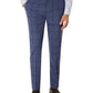 Calvin Klein Men's Slim Fit Plaid Suit Separate Pant Blue Size 30X30