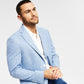 Tommy Hilfiger Men's Slim Fit Solid Weave Blazer Blue Size 38