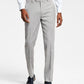 Alfani Men's Slim Fit Solid Knit Suit Pants Gray Size 34X30