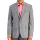 Bar III Men's Slim Fit Patterned Blazer Gray Size 38
