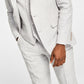 Bar III Men's Slim Fit Textured Linen Suit Separate Jacket Gray Size 42