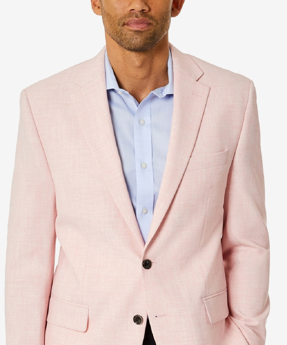 Club Room Men's Classic Fit Solid Sport Coat Pink Size 40