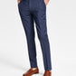 Bar III Men's Slim Fit Solid Suit Pants Blue Size 38X30