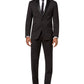 Kenneth Cole Reaction Men's Slim Fit Ready Flex Tuxedo Suit Black Size 38