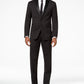 Kenneth Cole Reaction Men's Slim Fit Ready Flex Tuxedo Suit Black Size 42