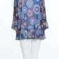 Multiples - Flounce Sleeve Mesh Open Cardigan