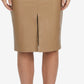 Laundry By Shelli Segal Women's Faux Leather Midi Skirt Brown Size Medium