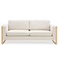Modern 3-Seater Sofa With Solid Wood Legs