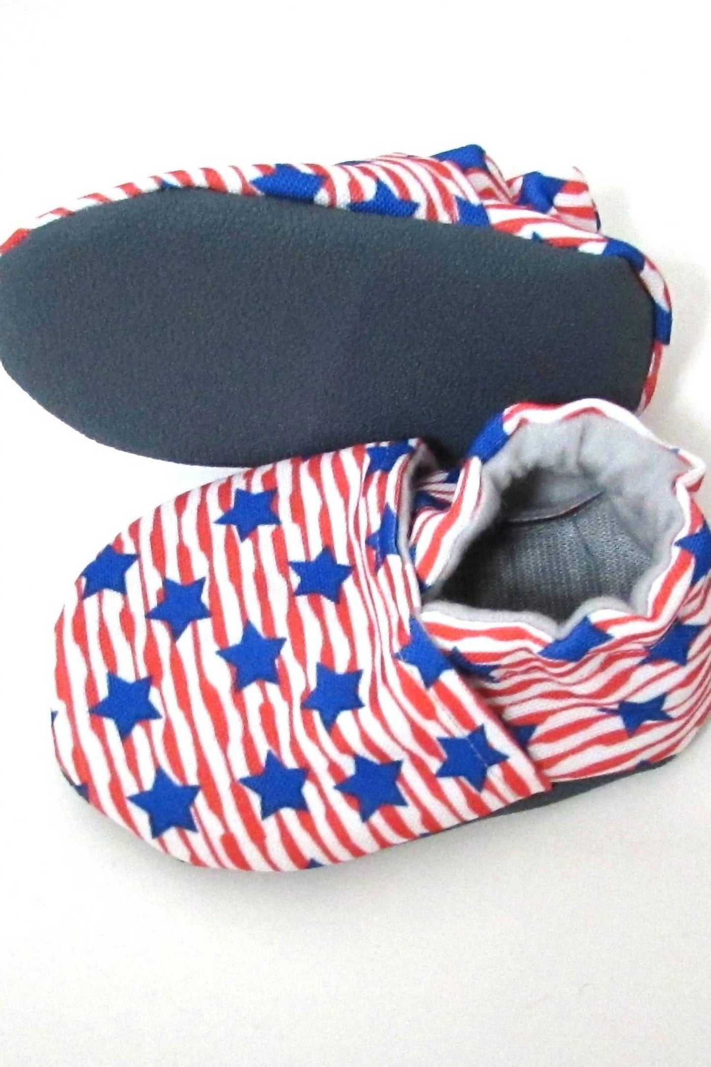 Cabooties - Baby Stars And Stripes Canvas Shoes