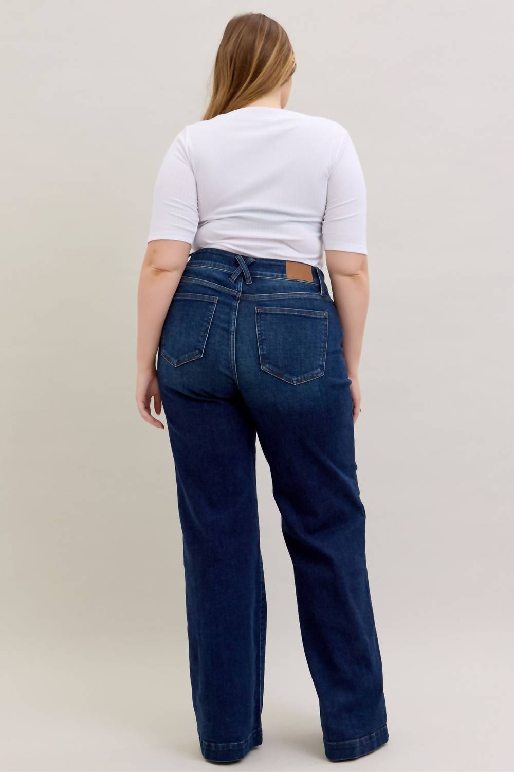Judy Blue - High Waist Trouser Wide Leg Jeans