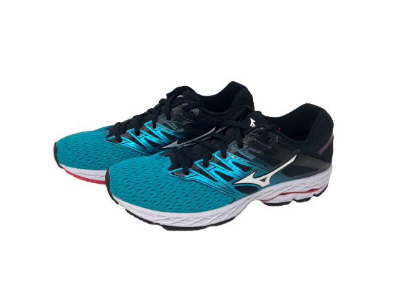 Mizuno महिलाओं के वेव शैडो 2 रनिंग शू ब्लैक साइज़ 6 B(M) US