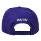 RWTW Logo Roll With The Winners Snapback Flat Bill Purple White Hat Cap Brand
