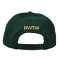 RWTW Logo Roll With The Winners Snapback Flat Bill Green Hat Cap Brand Flag