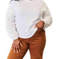 Double Take - Eyelet Elegance Drop Shoulder Blouse