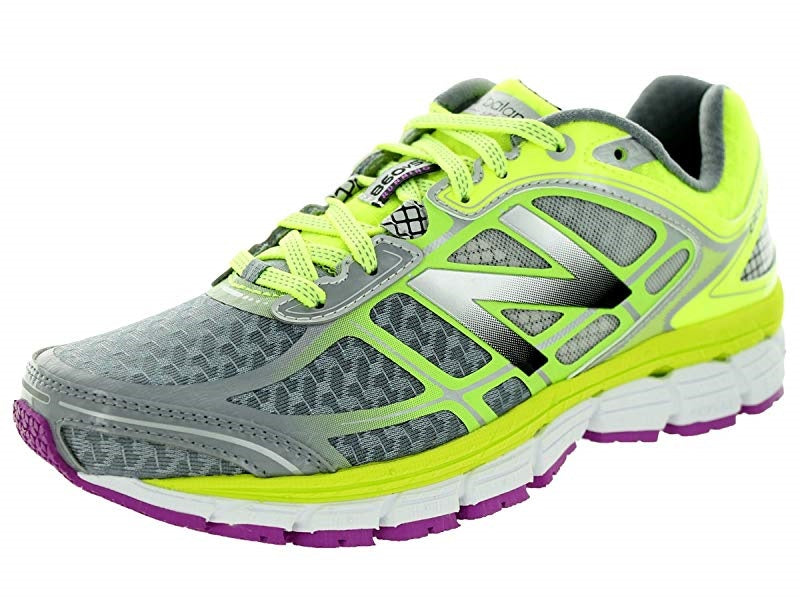 New Balance Women's 860V5 Running Shoes Lime Green/Grey