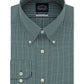 Eagle Men's Classic Regular Fit Non Iron Flex Collar Check Dress Shirt Green Size 16X32X33