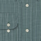 Eagle Men's Classic Regular Fit Non Iron Flex Collar Check Dress Shirt Green Size 16X32X33