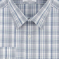 Calvin Klein Men's Steel+ Slim-Fit Non-Iron Performance Multi-Check Dress Shirt Green Size 15X34-35