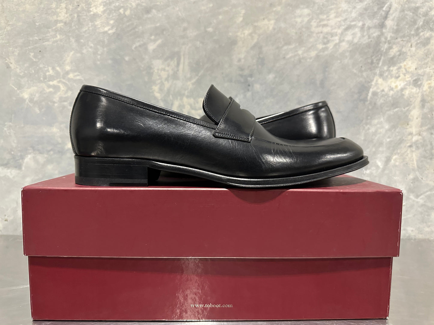 To Boot New York Men's Francis Penny Loafer Black Size 10 M